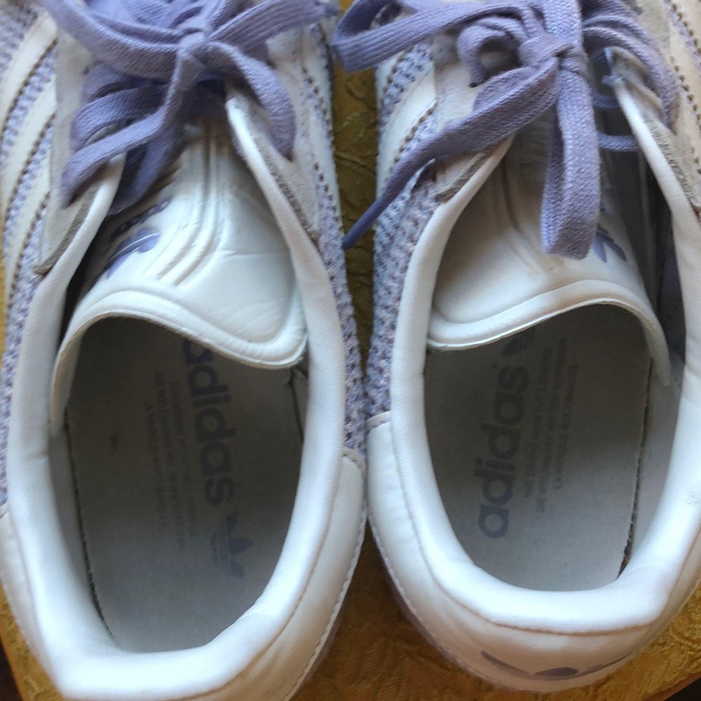Lavender mesh Adidas Gazelle kicks - Picture 5 of 7